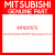 Genuine Mitsubishi MF820572 Bulb,glovebox12v-3.4