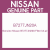 Genuine Nissan B7277JN20A Filter kit-air