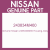 Genuine Nissan 243834M460 Housing-relay