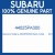 Genuine Subaru 44025PA000 Band compl       933