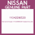 Genuine Nissan 11042BM528 Gasket kit-valv