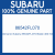 Genuine Subaru 86542FL070 Blade 400 lhd