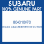 Genuine Subaru 804010070 Str pin-10x22