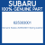 Genuine Subaru 625303001 Spring washer