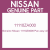 Genuine Nissan 11110ZA000 Pan assy oil