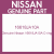 Genuine Nissan 16618JA10A O ring