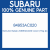 Genuine Subaru 84953AC020 Cover (f fog lp)