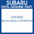 Genuine Subaru 21814000 Nut