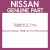 Genuine Nissan 76851CL71A Sill protector