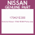 Genuine Nissan 170421E300 Pump assy