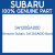 Genuine Subaru 34128SA000 Band