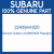 Genuine Subaru 22439AA020 Plug-glow