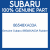 Genuine Subaru 86548XA03A Rubber