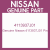 Genuine Nissan 4113937J01 Pin