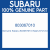 Genuine Subaru 803067010 Wash-67x72xt