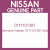 Genuine Nissan 0111101381 Bolt