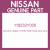 Genuine Nissan 118232Y000 Hose-blow by,a