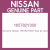 Genuine Nissan 165782Y000 Hose air duct