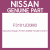 Genuine Nissan F3101JD0M0 Fender-front lh