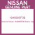 Genuine Nissan 1640895F0B Seal-o ring