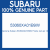 Genuine Subaru 53060XA01B9W Frame rad upr ctr