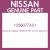 Genuine Nissan 1350077A01 Cover assy-fron