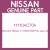 Genuine Nissan 11110AC70A Pan assy oil