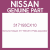 Genuine Nissan 317193CX10 Plate-separator