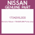 Genuine Nissan 17042WL000 Pump assy