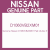 Genuine Nissan D1060VB2XM01 Pad kit-disc fr