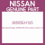 Genuine Nissan 26555-EH125 Lamp comb rr,lh