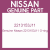 Genuine Nissan 2213153J11 O-ring