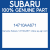 Genuine Subaru 14710AA671 Valve ay-egr cont