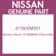 Genuine Nissan 411600M001 Plate-baffle