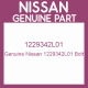 Genuine Nissan 1229342L01 Bolt