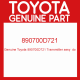 Genuine Toyota 890700D721 Transmitter assy  do