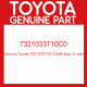 Genuine Toyota 7321033710C0 Belt assy  fr seat