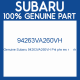 Genuine Subaru 94263VA260VH Pnl p/w sw r     rh