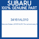 Genuine Subaru 34161AL010 Tie rod end assy lh