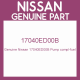 Genuine Nissan 17040ED00B Pump compl-fuel