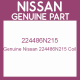 Genuine Nissan 224486N215 Coil