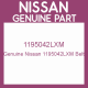 Genuine Nissan 1195042LXM Belt