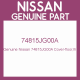 Genuine Nissan 74815JG00A Cover-floor,lh