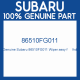 Genuine Subaru 86510FG011 Wiper assy f     lhd