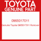 Genuine Toyota 0965017011 Remover