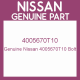 Genuine Nissan 4005670T10 Bolt