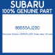 Genuine Subaru 86655AJ200 Hose assy h/l was