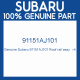 Genuine Subaru 91151AJ101 Roof rail assy   rh