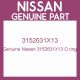 Genuine Nissan 3152631X13 O ring