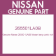 Genuine Nissan 26550-1LA0B Nissan lamp comb rr,rh